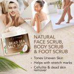 O Naturals Coconut Dead Sea Salt Scrub
