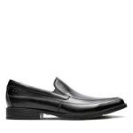 Clarks Men's Black Leather Loafers, Size 13 UK