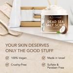 O Naturals Coconut Dead Sea Salt Scrub
