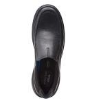 Clarks Men's Black Leather Bradley Loafers, Size 7.5