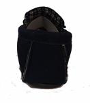 Navy Suede Leather Moccasins for Men, Size 9