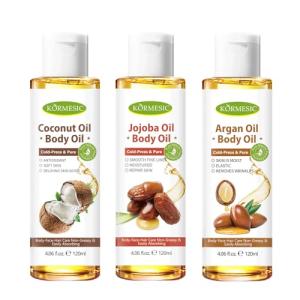 Pack of 3 Organic Body Oils for Hydration