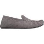 Mens Suede Loafer Slippers with Rubber Sole