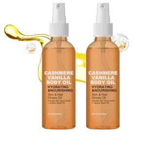 Vanilla Cashmere Body Oil Set for Nourished Skin