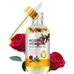 Rose Vitamin E Oil for Skin, Hair, and Nails