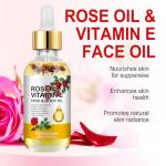 Rose Vitamin E Oil for Skin, Hair, and Nails