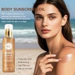 Coconut Body Glow Oil with SPF 45