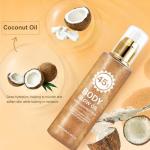 Coconut Body Glow Oil with SPF 45