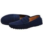 Men's Casual Suede Slip-On Loafers - Navy
