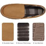 Men's Suede Memory Foam Moccasin Slippers