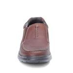 Clarks Brown Tobacco Leather Loafers for Men