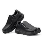 FitVille Men's Comfortable Wide Fit Loafers - Black