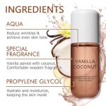 Coconut Vanilla Body Spray - Refreshing Fragrance Mist