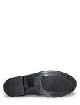 Men's Black Leather Slip-On Moccasin Shoes – Size 11