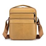 Stylish Waterproof Leather Messenger Bag for Men