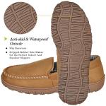 Men's Suede Memory Foam Moccasin Slippers