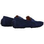 Men's Casual Suede Slip-On Loafers - Navy