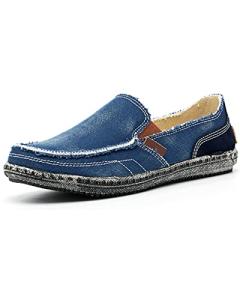 Blue Slip-On Loafers for Men - Comfy Style