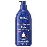NIVEA Rich Moisturizing Body Lotion, 625ml