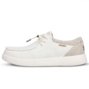 Men's White Lightweight Loafers - Size UK 10
