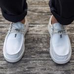 Men's White Lightweight Loafers - Size UK 10