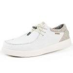Men's White Lightweight Loafers - Size UK 10