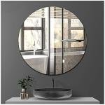 Self-Adhesive Round Frameless Wall Mirror, 40cm