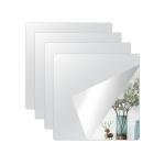 Honcet Self-Adhesive Mirror Wall Stickers - 4 Pack