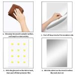 Large Self-Adhesive HD Wall Mirror for Home