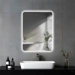 LED Bathroom Mirror with Backlit Lights, 45 x 60cm