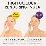 Frameless Beveled Edge Rectangular Bathroom Mirror