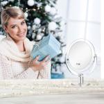 CLSEVXY Double-Sided 360° Swivel Makeup Mirror