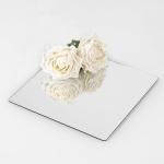 Honcet Self-Adhesive Mirror Wall Stickers - 4 Pack