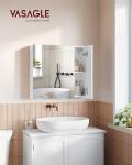Modern Wall Cabinet with Mirror and Storage