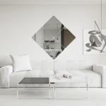 Honcet Self-Adhesive Mirror Wall Stickers - 4 Pack