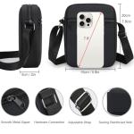 Men's Lightweight Crossbody Bag with Adjustable Strap