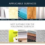 Self-Adhesive Round Frameless Wall Mirror, 40cm