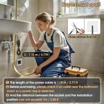 LED Bathroom Mirror with Backlit Lights, 45 x 60cm