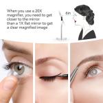 20X Magnifying Double-Sided Makeup Mirror with Stand