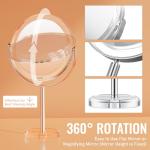 30X Magnifying Mirror with Tweezers and Stand