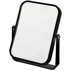 Adjustable Black Bathroom Mirror with 3x Magnification