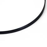YCHMIR Black Round Bathroom Mirror, 30 cm