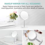 20X Magnifying Double-Sided Makeup Mirror with Stand