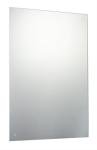 Large Frameless Rectangle Bathroom Mirror with Hooks