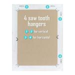 Rustic White Wood Frame Wall Mirror, Versatile Display