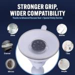 Fogless Shower Mirror with Strong Suction Mount