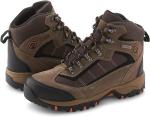 Men's Lightweight Waterproof Leather Hiking Boots - Brown