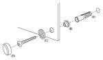 Large Frameless Rectangle Bathroom Mirror with Hooks