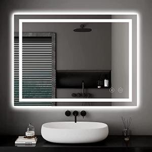 LED Bathroom Mirror with Touch Control & Demist
