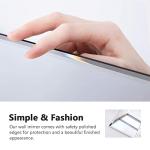 Frameless Rectangle Wall Mirror for Bathroom 30x45cm
